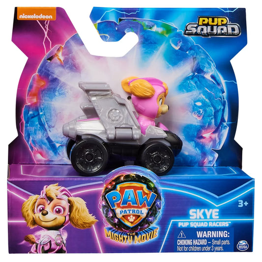 PATRULA CATELUSILOR PUP SQUAD RACERS VEHICUL METALIC SKYE SCARA 1:55, PATRULA CATELUSILOR