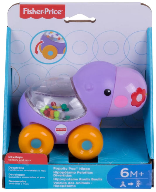 FISHER PRICE JUCARIE APASA SI MERGI HIPOPOTAM, FISHER PRICE - INFANT