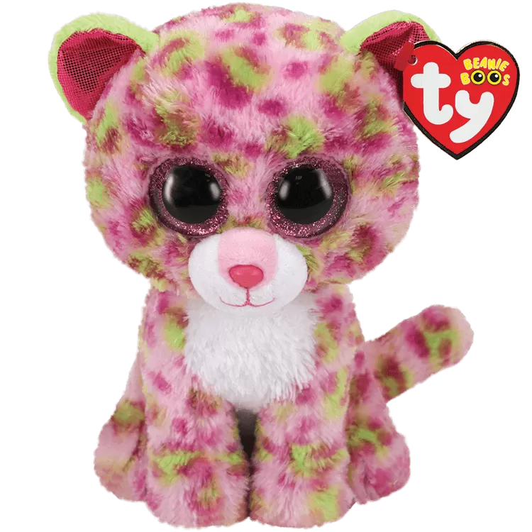 PLUS TY 24CM LEOPARD ROZ, PLUS 24CM