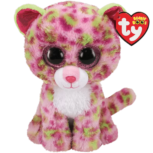 PLUS TY 24CM LEOPARD ROZ, PLUS 24CM