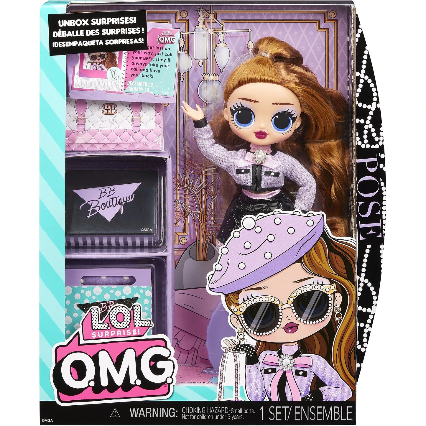 L.O.L. SURPRISE! O.M.G. PAPUSA FASHIONISTA POSE, LOL SURPRISE