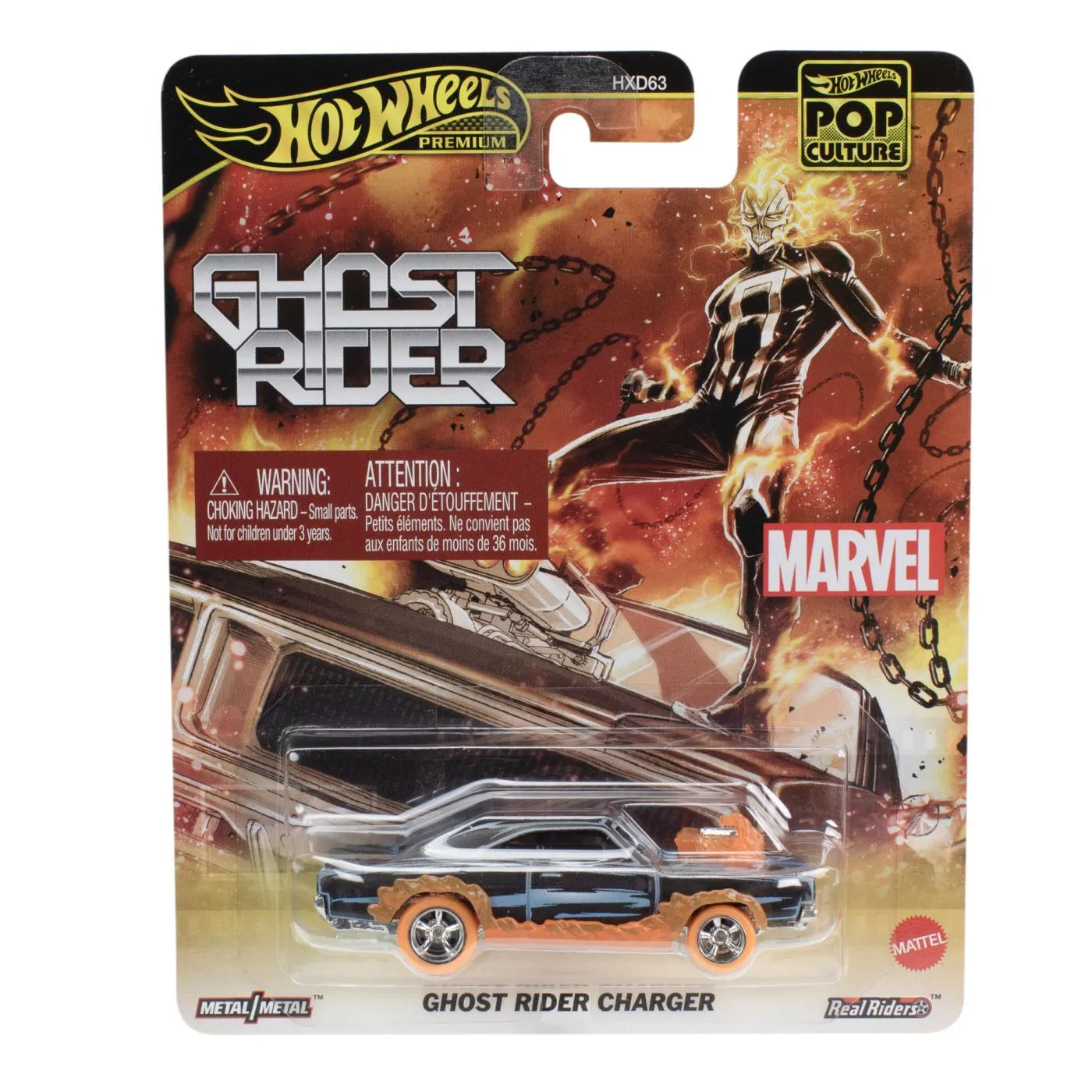 HOT WHEELS POP CULTURE MASINUTA METALICA GHOST RIDER SCARA 1:64, HOT WHEELS - VEHICULE