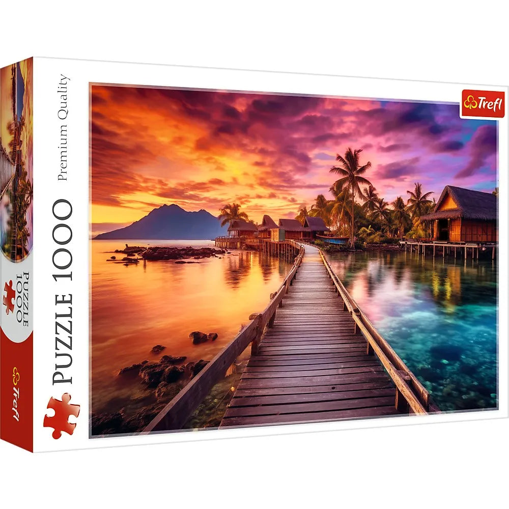 PUZZLE TREFL 1000 INSULA PARADISULUI, TREFL 1000P