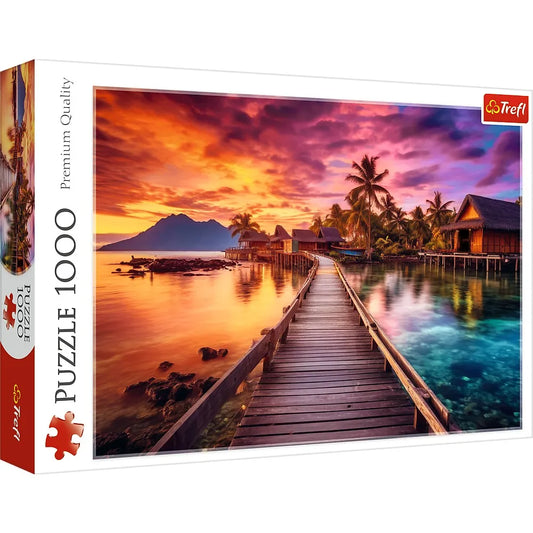 PUZZLE TREFL 1000 INSULA PARADISULUI, TREFL 1000P