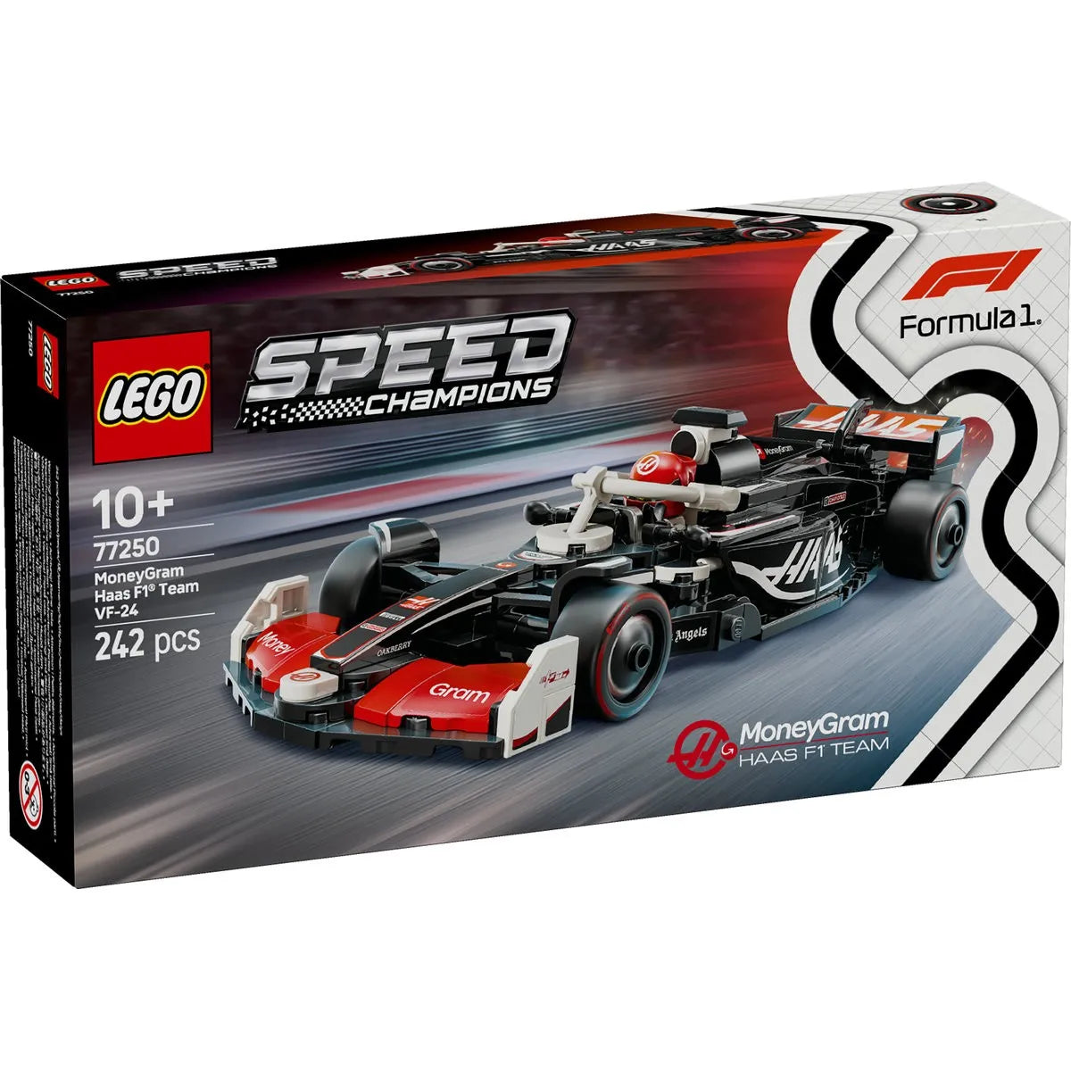 LEGO SPEED CHAMPIONS MASINA DE CURSE F1 MONEYGRAM HAAS VF-24 77250, LEGO SPEED CHAMPIONS