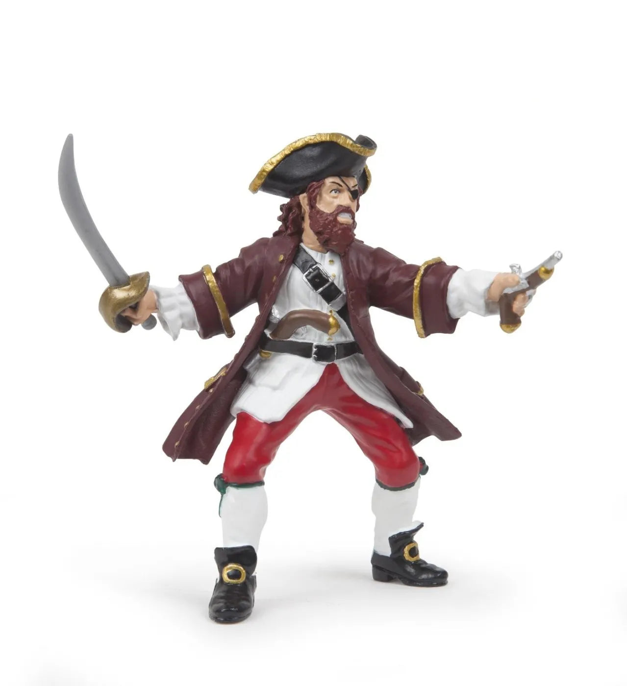 PAPO FIGURINA PIRATUL BARBA ROSIE, PIRATI SI CORSARI