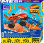 HOT WHEELS MONSTER TRUCK MEGA SET CONSTRUCTIE CURSA TIGER SHARK CHOMP, HOT WHEELS - MONSTER TRUCK