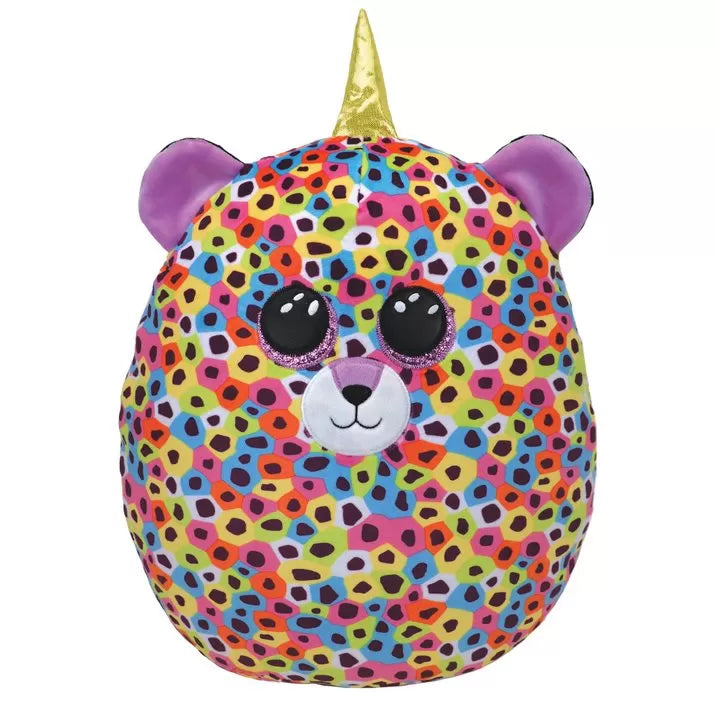PLUS TY SQUISH LEOPARD GISELLE 22CM , SQUISH-A-BOOS