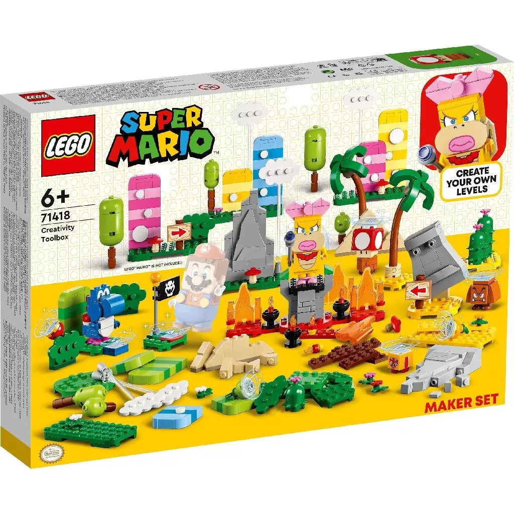 LEGO SUPER MARIO SET DE CREATOR CUTIA DE UNELTE PENTRU CREATIVITATE 71418, LEGO SUPER MARIO