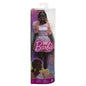 PAPUSA BARBIE FASHIONISTA  AFRO-AMERICANA CU ROCHIE PEACH, BARBIE - FASHIONISTAS