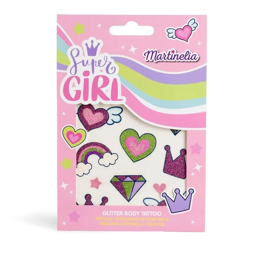 MARTINELIA SUPER GIRL TATUAJE CU SCLIPICI, SUPER GIRL