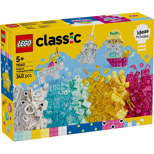 LEGO CLASSIC CUTIE TRANSPARENTA MAGICA 11040, LEGO CLASSIC