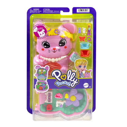POLLY POCKET SET GENTUTA ANIMALUT IEPURAS LA PETRCERE CU ACCESORII, POLLY POCKET