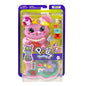 POLLY POCKET SET GENTUTA ANIMALUT IEPURAS LA PETRCERE CU ACCESORII, POLLY POCKET