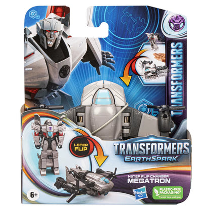 TRANSFORMERS 7 EARTHSPARK FIGURINA TRANSFORMABILA MEGA TRON 6CM, TRANSFORMERS