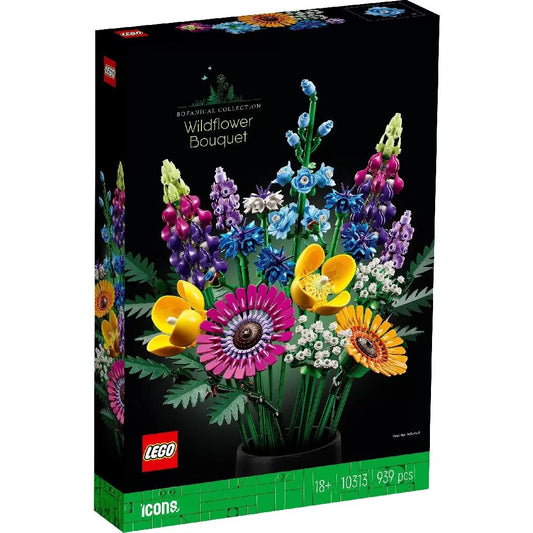 LEGO ICONS BUCHET DE FLORI DE CAMP 10313, LEGO ICONICS