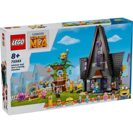 LEGO DESPICABLE ME4 RESEDINTA DE FAMILIE A LUI GRU SI A MINIONILOR 75583, LEGO MINIONS