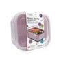 RECIPIENT STICLA 740ML CU HUSA ANTIDERAPANTA SILICON MELII ROZ, MELII