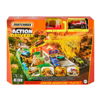 MATCHBOX SET ACTION DRIVERS CANIONUL CU SUNETE SI LUMINI, MATCHBOX