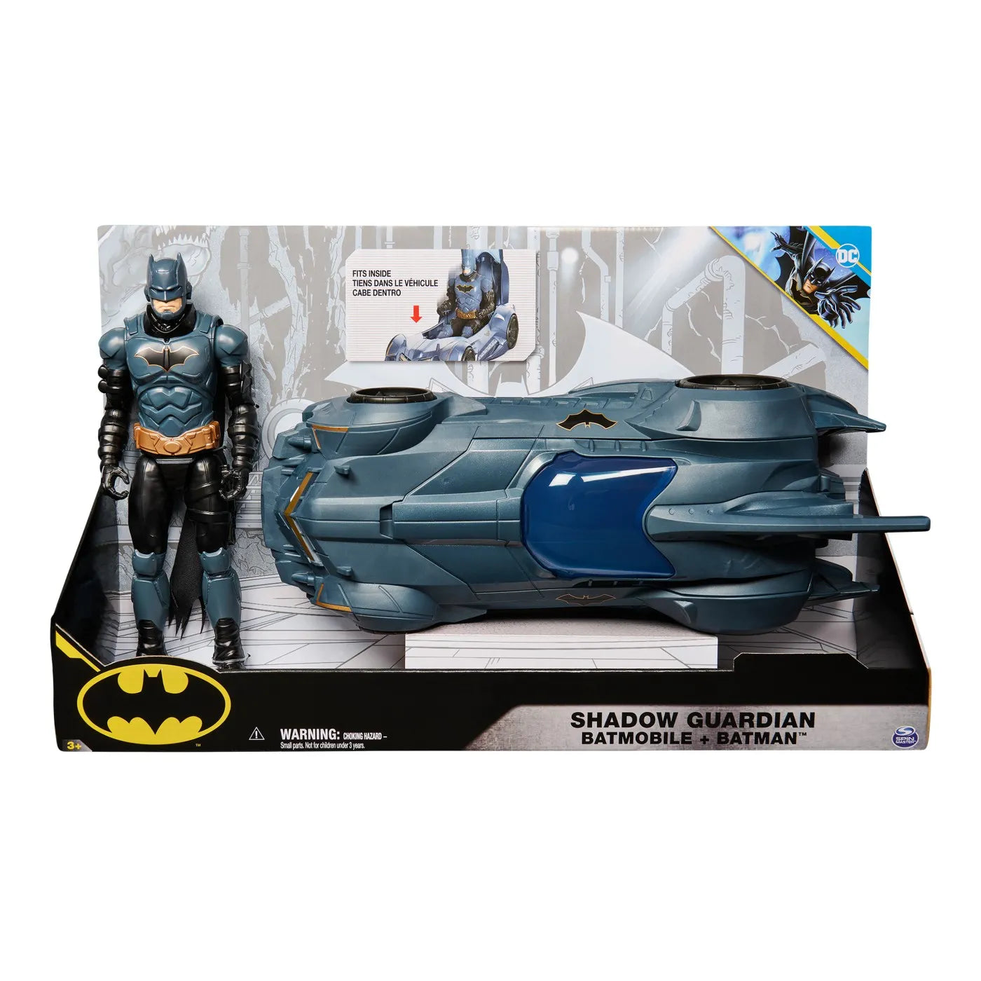 BATMAN SHADOW GUARDIAN SET VEHICUL BATMOBILE SI FIGURINA BATMAN 30CM, BATMAN