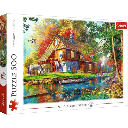 PUZZLE TREFL 500 CABANA LANGA RAU, TREFL 500P