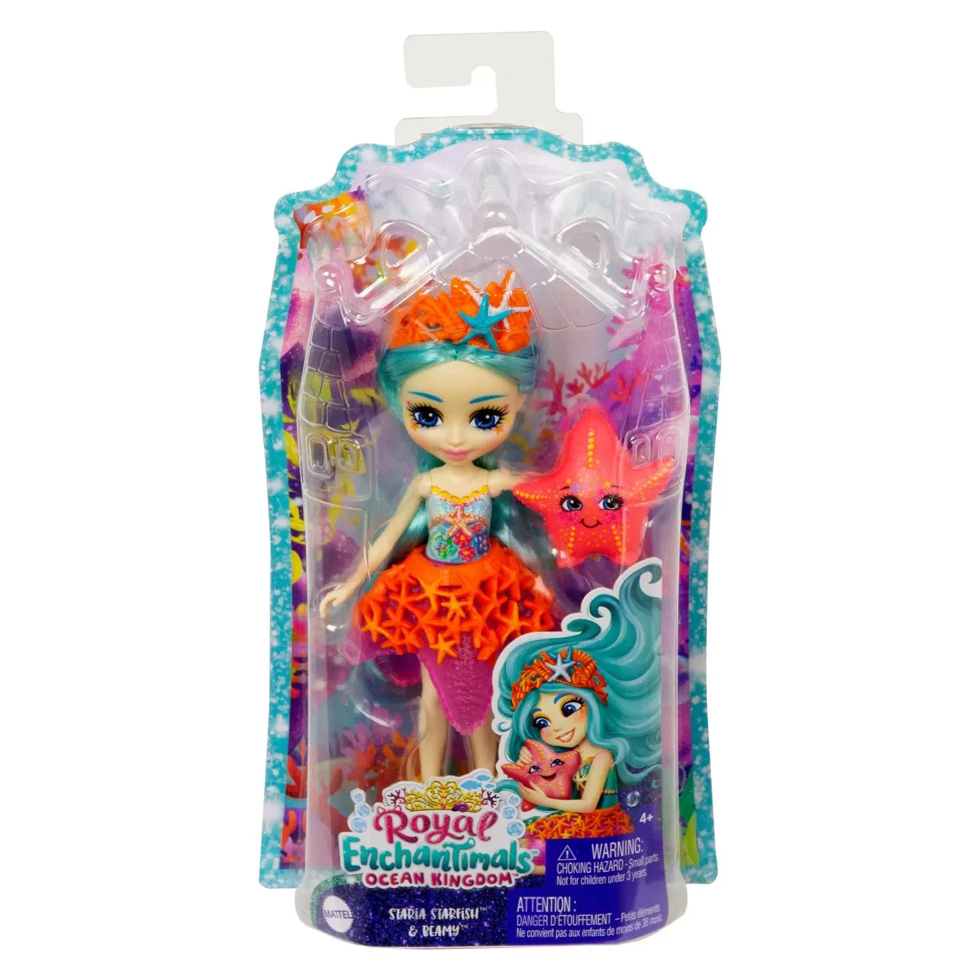 ENCHANTIMALS ROYAL PAPUSI SI ANIMALUTE STARIA STARFISH SI BEAMY, ENCHANTIMALS - PAPUSI