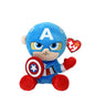 PLUS TY 15CM BEANIE BABIES SOFT MARVEL CAPTAIN AMERICA, PLUS 15CM