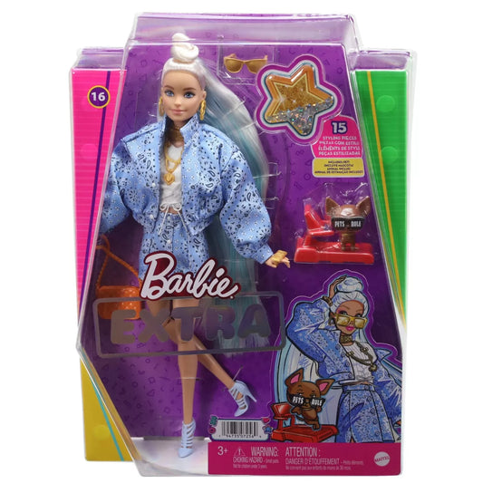 BARBIE PAPUSA BARBIE EXTRA BARBIE CU BANDANA, BARBIE - EXTRA