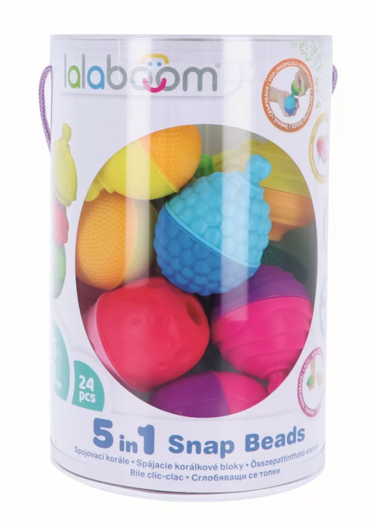 LALABOOM JOC DE DEZVOLTARE BEBE MONTESSORI 24 PIESE, LALABOOM