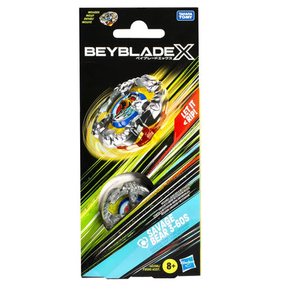 BEYBLADE X LET IT RIP SPIRALA SAVAGE BEAR 3-60S, BEY BLADE