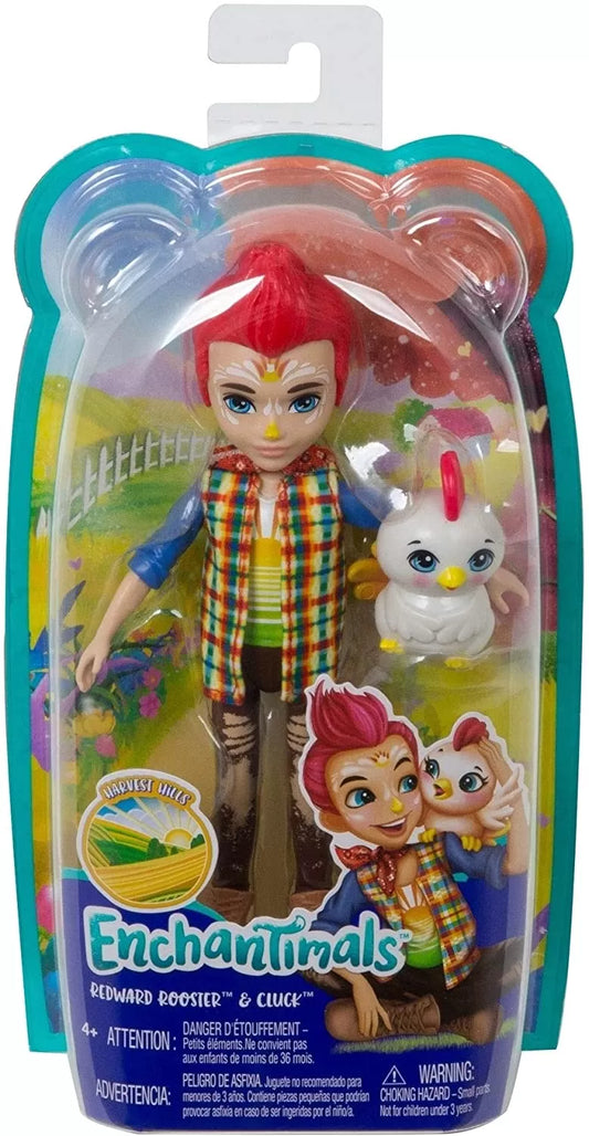ENCHANTIMALS PAPUSI SI ANIMALUTE REDWARD ROOSTER SI CLUCK, ENCHANTIMALS - PAPUSI