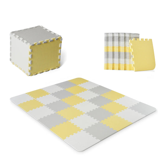 SALTEA DE JOACA KINDERKRAFT LUNO, SPUMA, YELLOW, KINDERKRAFT