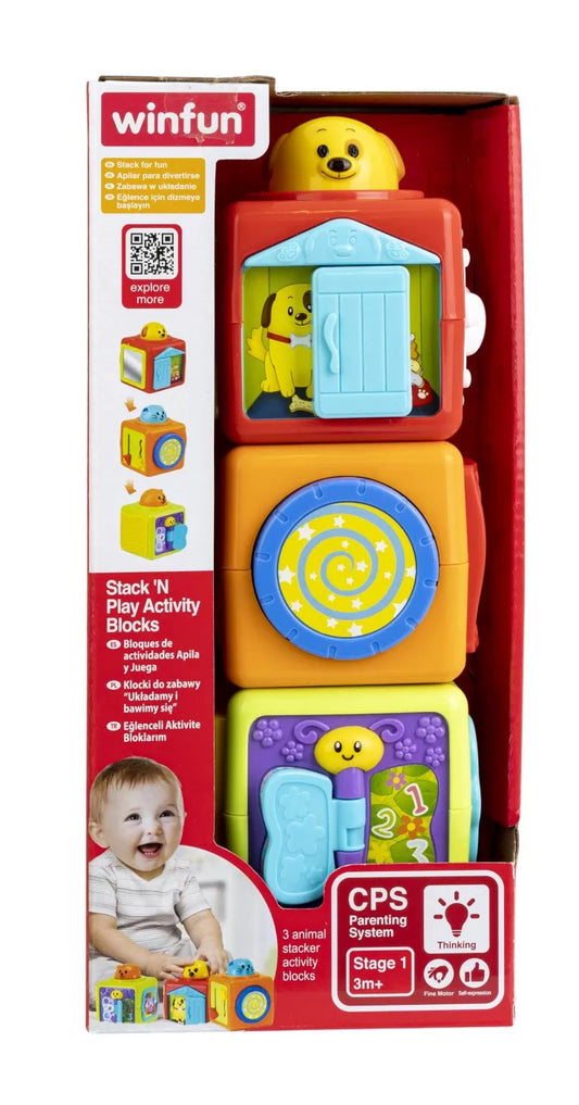 WINFUN SET 3 CUBURI CU ACTIVITATI, WINFUN