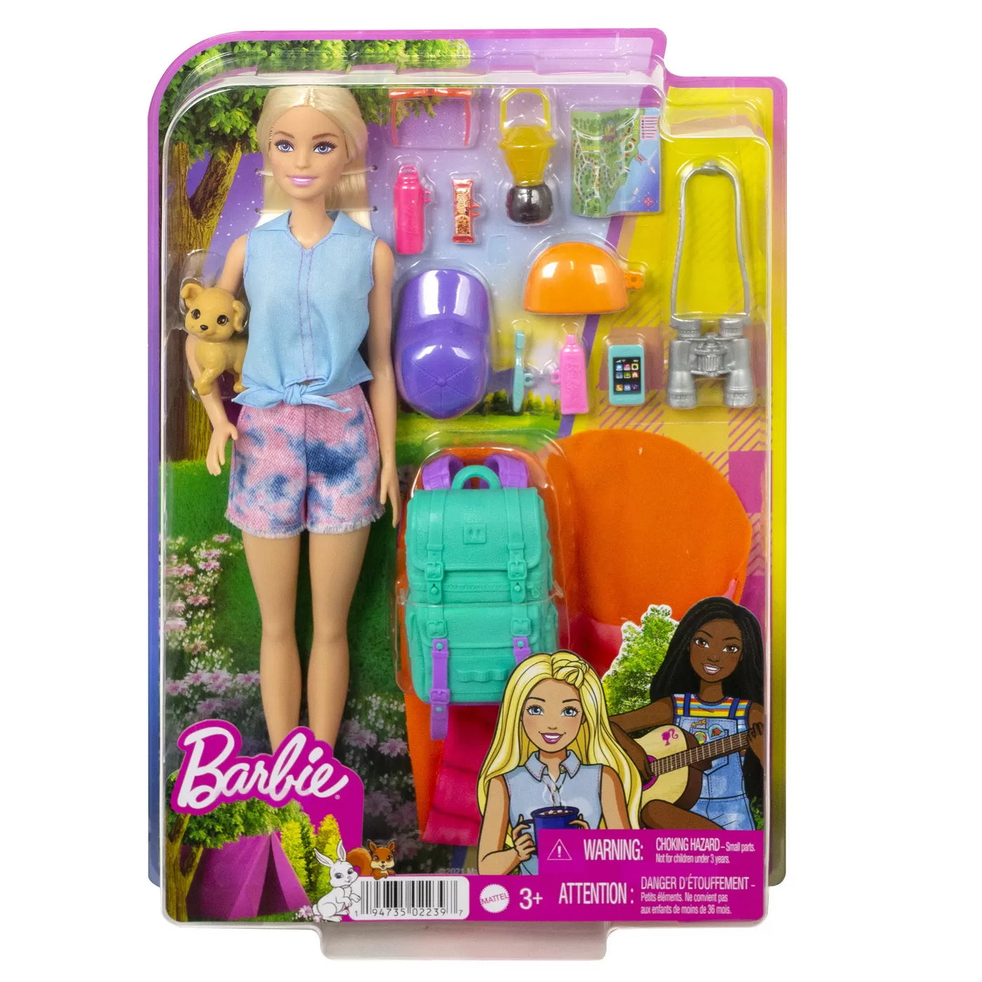 BARBIE CAMPING BARBIE MALIBU CU ACCESORII, BARBIE - TRAVEL
