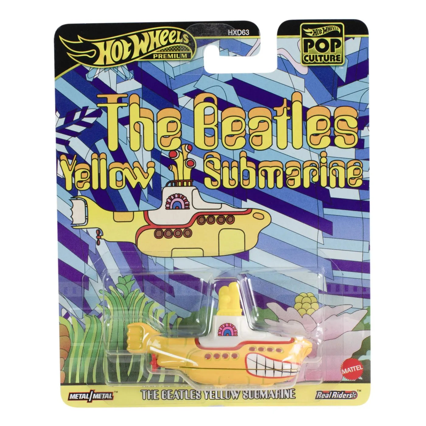 HOT WHEELS POP CULTURE MASINUTA METALICA THE BEATLES YELLOW SUBMARINE SCARA 1:64, HOT WHEELS - VEHICULE