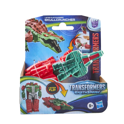 TRANSFORMERS 7 EARTHSPARK FIGURINA TRANSFORMABILA SKULLCRUNCHER 6CM, TRANSFORMERS