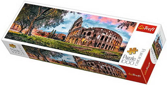 PUZZLE TREFL 1000 PANORAMA COLOSEUMUL LA RASARIT, TREFL 1000P