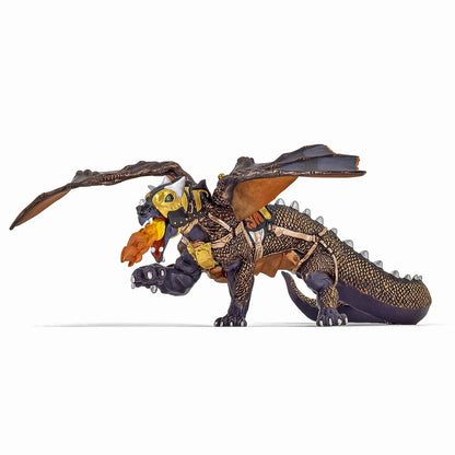 PAPO FIGURINA DRAGONUL INTUNERICULUI, PERSONAJE MEDIEVALE FANTASTICE