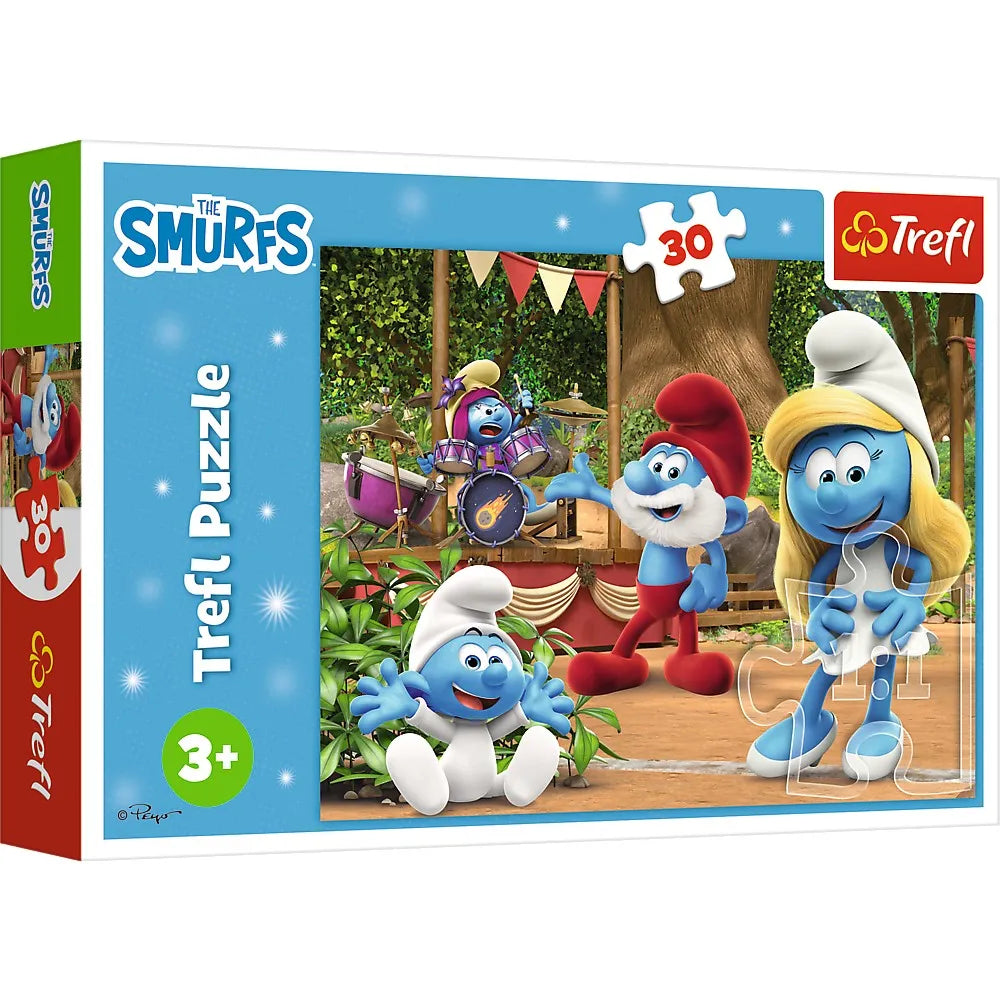 PUZZLE TREFL 30 STRUMFII STRUMFITA SI STRUMFII, TREFL 30P