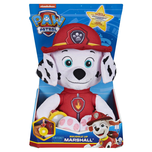 PATRULA CATELUSILOR PLUS SNUGGLE UP MARSHALL CU BURTICA LUMINOASA, PLUSURI