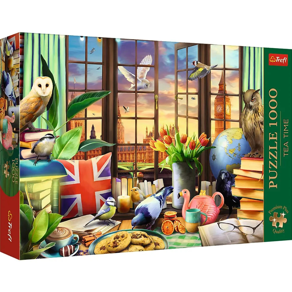 PUZZLE TREFL 1000 PREMIUM PLUS TEA TIME TOATE LUCRURILE BRITANICE, TREFL 1000P