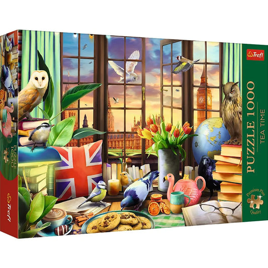 PUZZLE TREFL 1000 PREMIUM PLUS TEA TIME TOATE LUCRURILE BRITANICE, TREFL 1000P