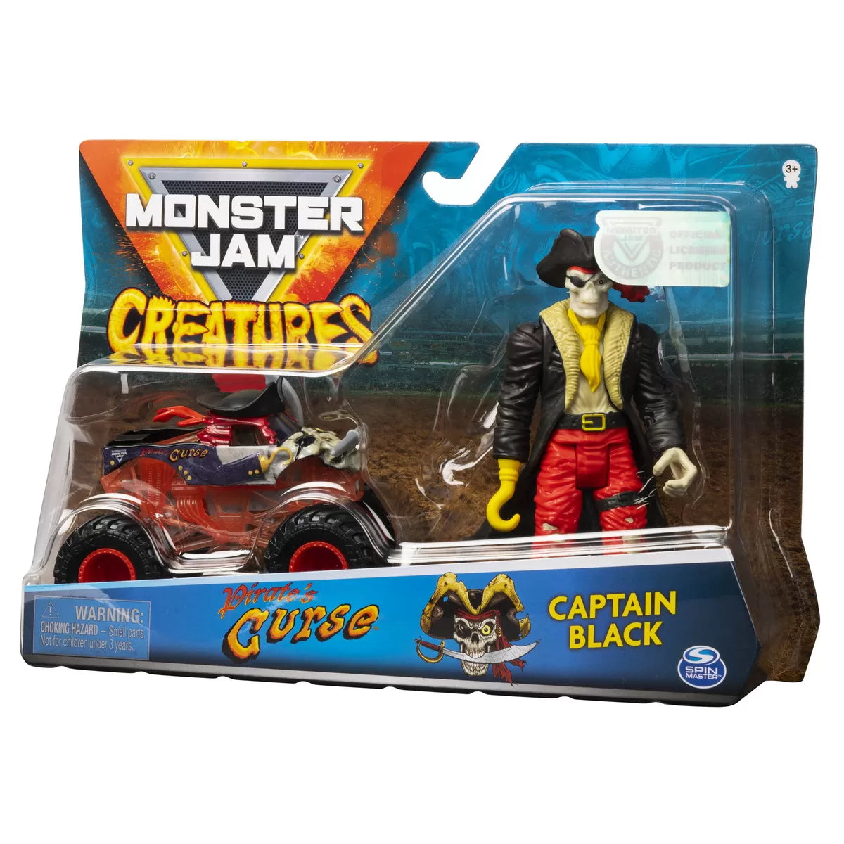 MONSTER JAM MACHETA BLESTEMUL PIRATILOR SI CAPITANUL NEGRU, MONSTER JAM