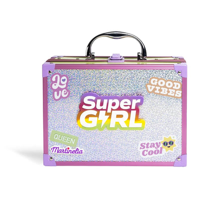MARTINELIA SUPERGIRL TRUSA DE MACHIAJ CU OGLINDA LED, SUPER GIRL