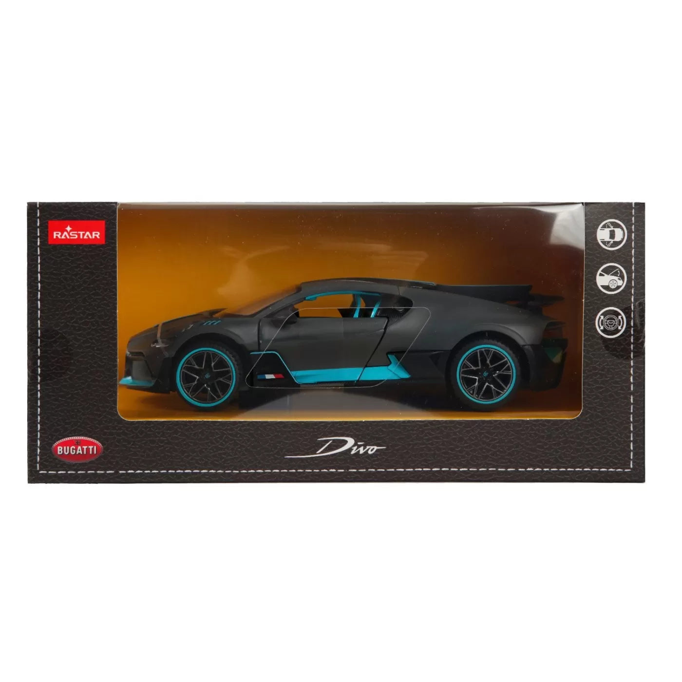 MASINUTA METALICA BUGATTI DIVO SCARA 1 LA 24, RASTAR METAL 1:24