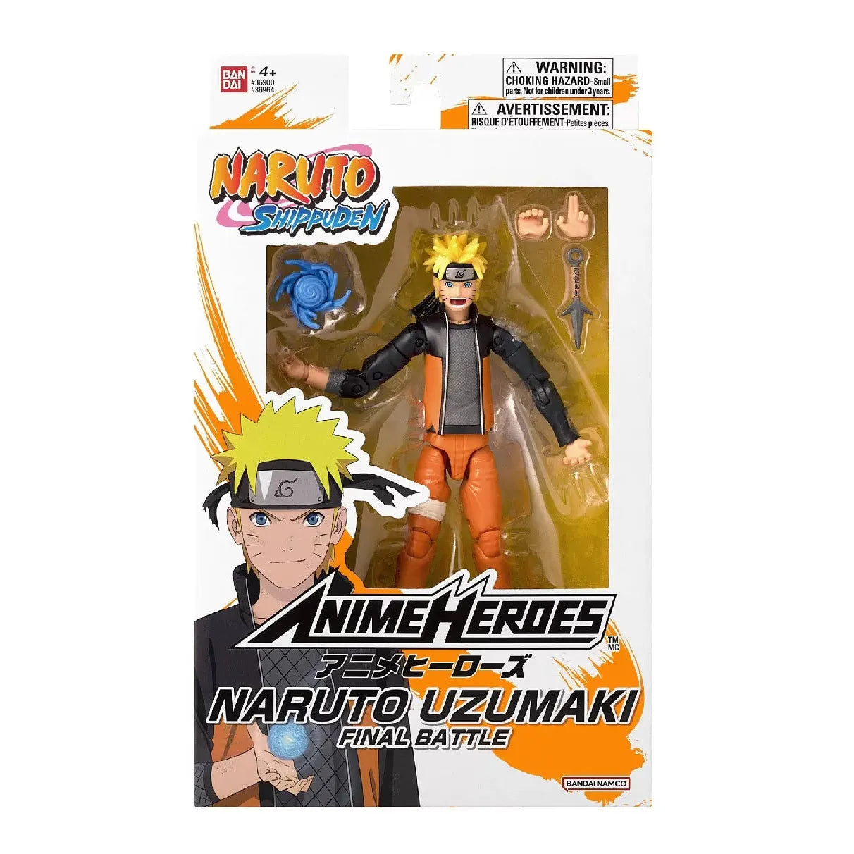 BANDAI FIGURINA NARUTO SHIPPUDEN NARUTO UZUMAKI FINAL BATTLE   16.5CM, NARUTO SHIPPUDEN