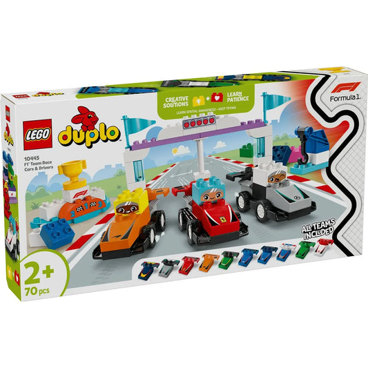LEGO DUPLO ECHIPA F1: MASINI SI PILOTI DE CURSE 10445, LEGO DUPLO