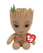 PLUS TY 15CM BEANIE BABIES MARVEL GROOT, PLUS 15CM