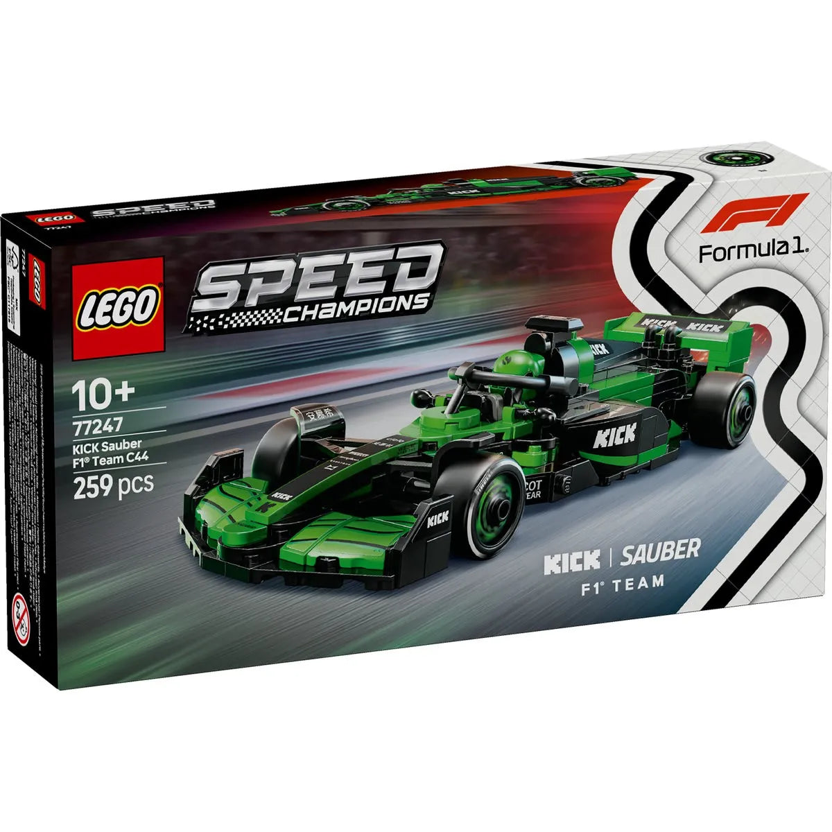 LEGO SPEED CHAMPIONS MASINA DE CURSE F1 KICK SAUBER 77247, LEGO SPEED CHAMPIONS
