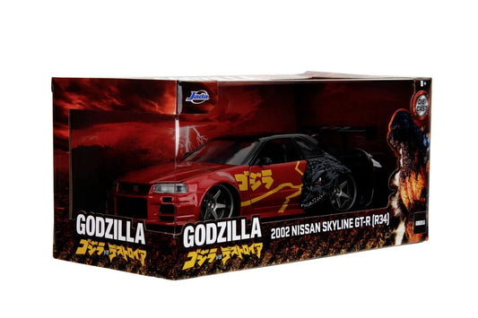 JADA GODZILLA MASINUTA METALICA NISSAN SKYLINE GTR SCARA 1 LA 24, JADATOYS
